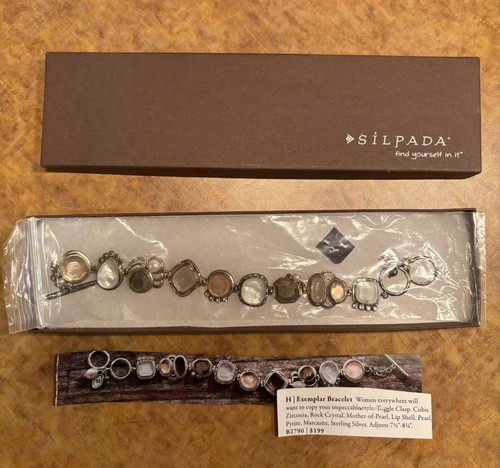 Silpada pyrite pearl shell - silpada,